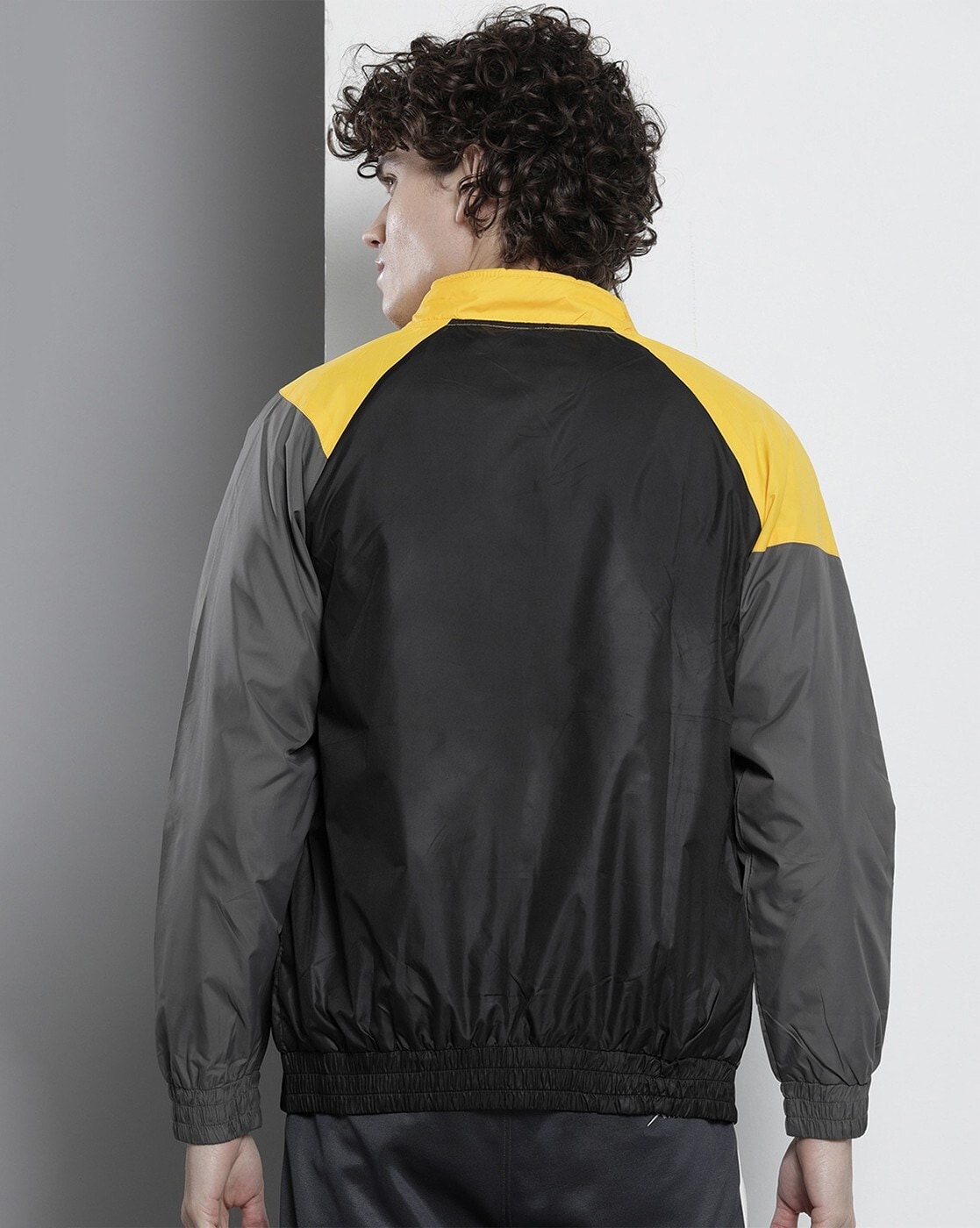 Yellow hot sale wind jacket