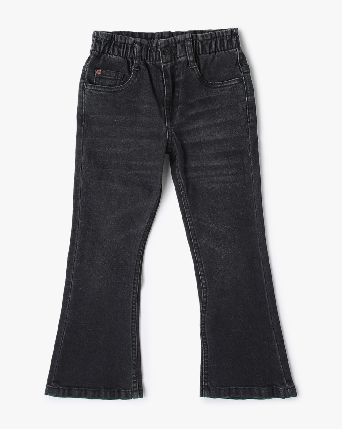 Black Plain Bootcut Jeans Girls, Stretchable at Rs 550/piece in Faridabad