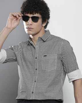 the indian garage co Checked Shirt with Patch Pocket-picture-23
