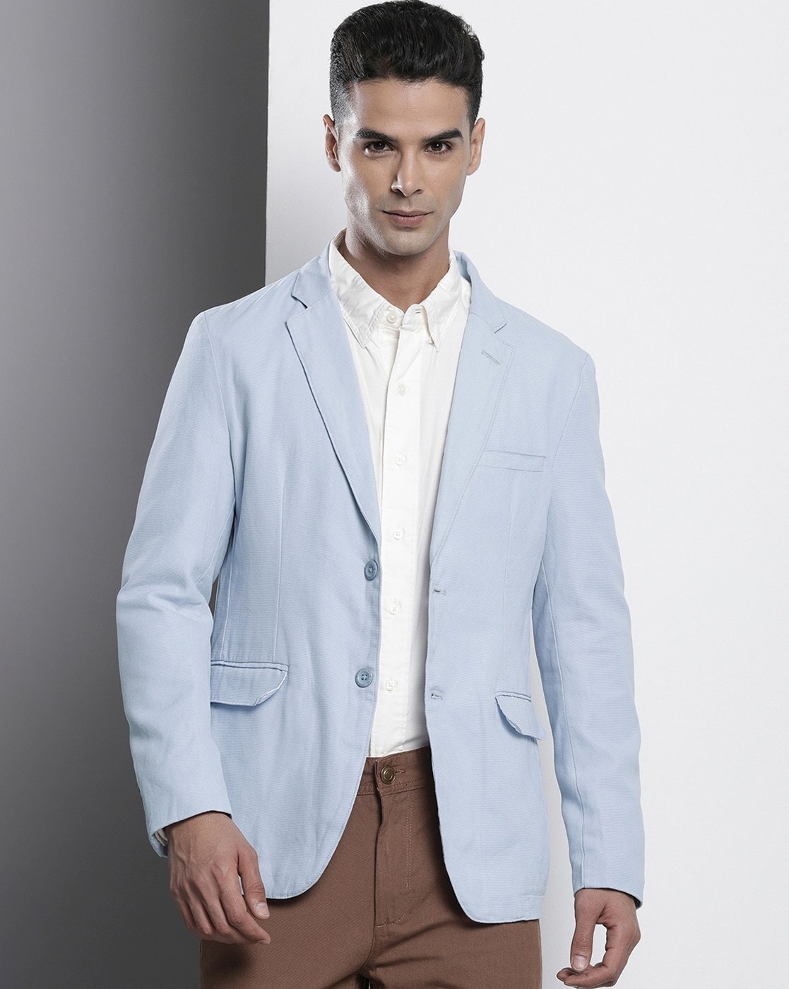 Mens blazer sky on sale blue