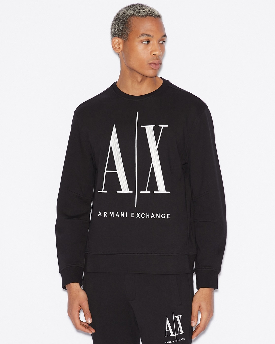 Buy Black Sweatshirt Hoodies for Men by ARMANI EXCHANGE Online