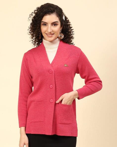 Buy Pink Sweaters Cardigans for Women by MONTE CARLO Online