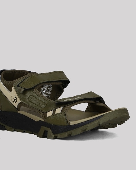 Men Open Toe Sandals with Velcro Closure