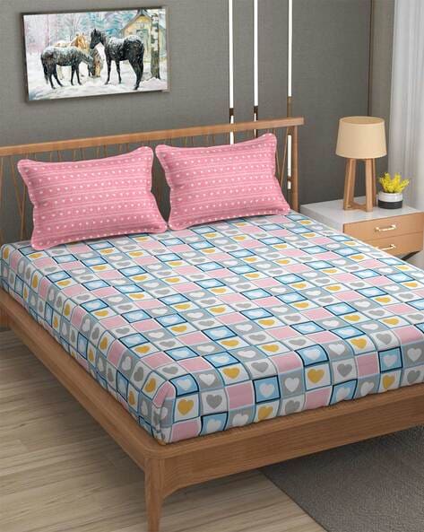 Buy Pink Bedsheets for Home & Kitchen by Mafatlal Online