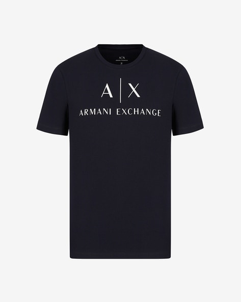 Buy Navy Blue Tshirts for Men by ARMANI EXCHANGE Online