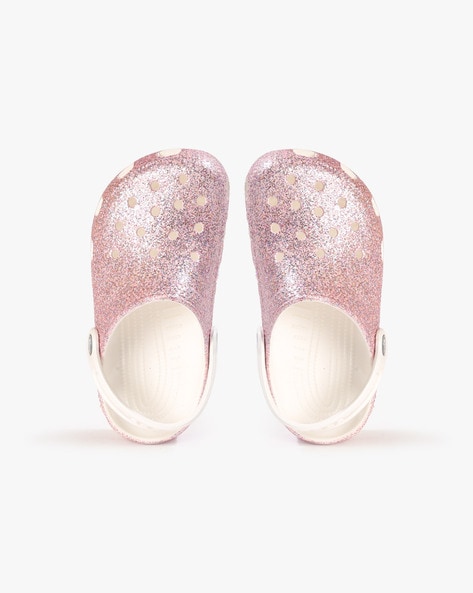 Glitter clogs hotsell