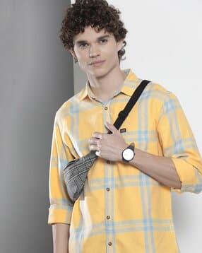 the indian garage co Checked Shirt with Patch Pocket-picture-29