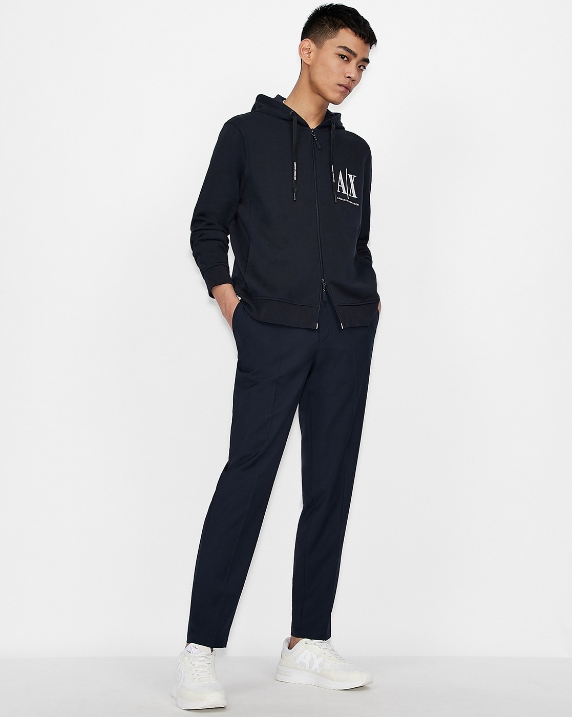 Buy Black Sweatshirt Hoodies for Men by ARMANI EXCHANGE Online