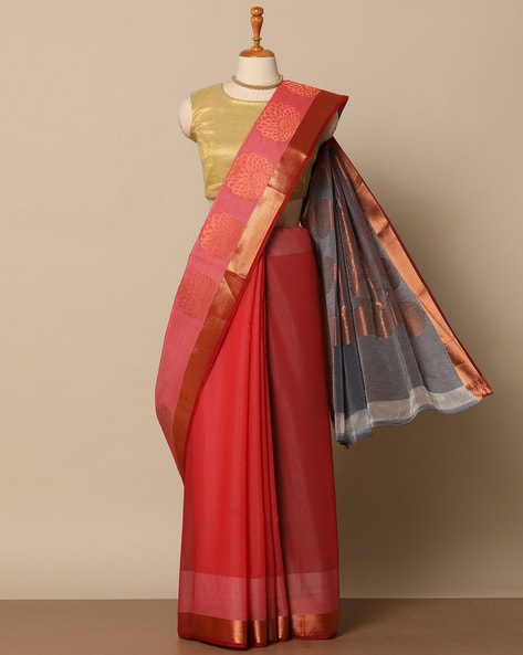 69% OFF on Indie Picks Pure Mysore Silk Crepe Saree on Ajio | PaisaWapas.com