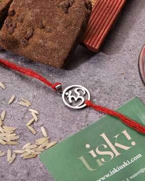 iski uski Sterling Silver Om Rakhi-picture-25