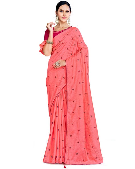 Buy Blue Sarees for Women by Kalyan Silks Online | Ajio.com