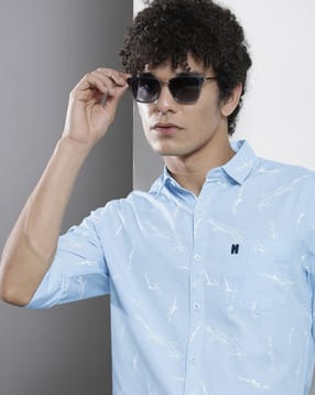 the indian garage co Printed Shirt with Patch Pocket-picture-21