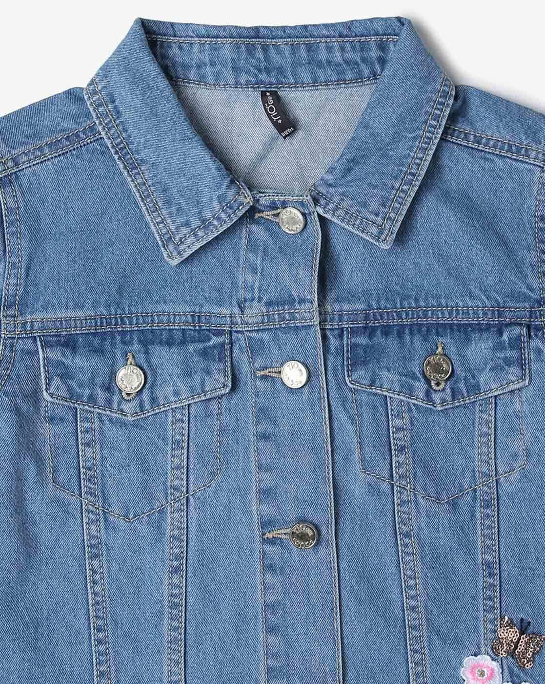 Buy Girls Denim Jacket Toddler Kids Boys Blue Jean Jacket Button Coat Top  Outwear Online at desertcartINDIA