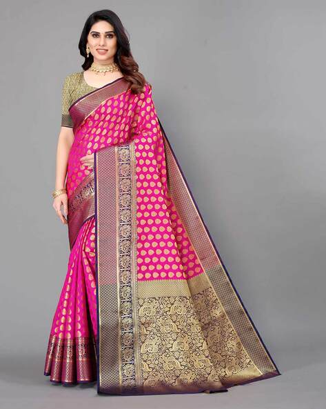 Buy Yellow Sarees for Women by REETA FASHION Online | Ajio.com