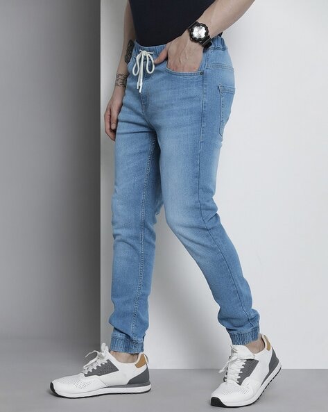 Buy BuyNewTrend Women Light Blue Denim Jogger Jeans Online at Best Prices  in India  JioMart