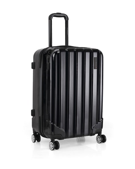 Buy Black Luggage Trolley Bags for Men by Swiss Brand Online Ajio