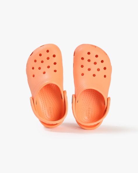 Kids orange crocs best sale