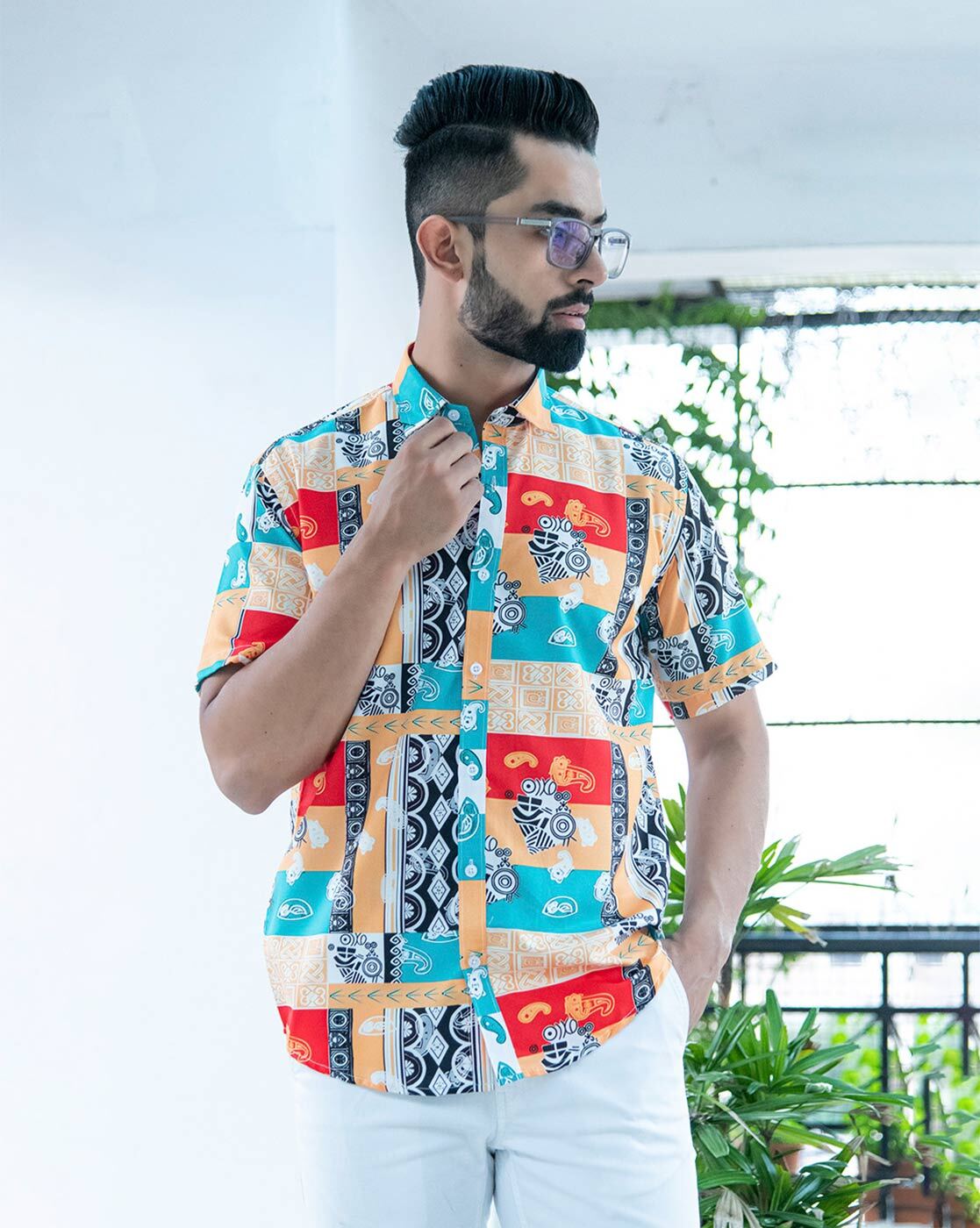 Buy Multicoloured Shirts for Men by Tistabene Online