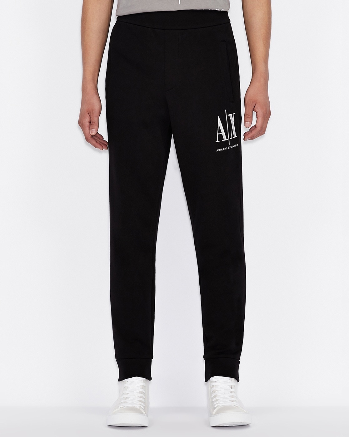 EMPORIO ARMANI: Pants men - Black | EMPORIO ARMANI pants 6R1PQ61JHSZ online  at GIGLIO.COM