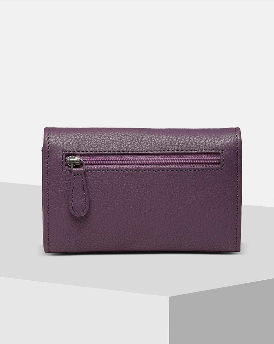 Buy Ted Baker Women Purple Croc-Skin Patterned Envelope Wallet Online -  915177 | The Collective