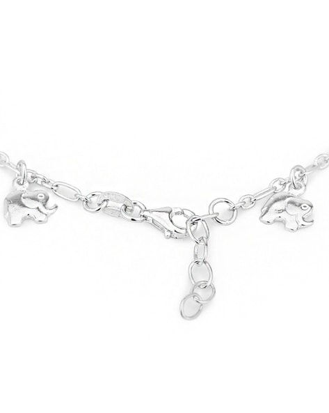 Casual Wear 925 Sterling Silver Women's Pandora Charm Bangle, Size:  Flexible at Rs 2999/piece in Jaipur