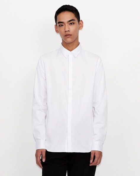 Buy White Shirts for Men by ARMANI EXCHANGE Online Ajio