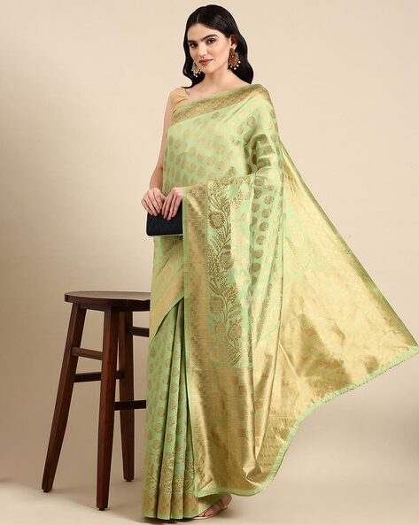 Buy Pista Green Sarees Online In India At Best Price Offers