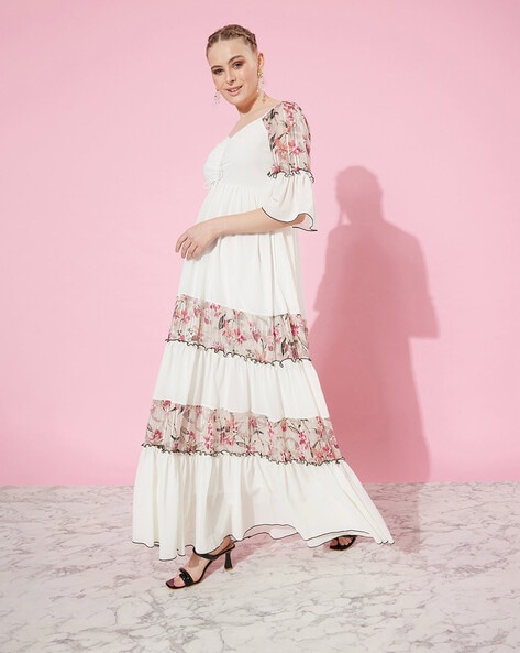 Buy Multicolored Base Off White Dresses for Women by MISS CHASE Online Ajio