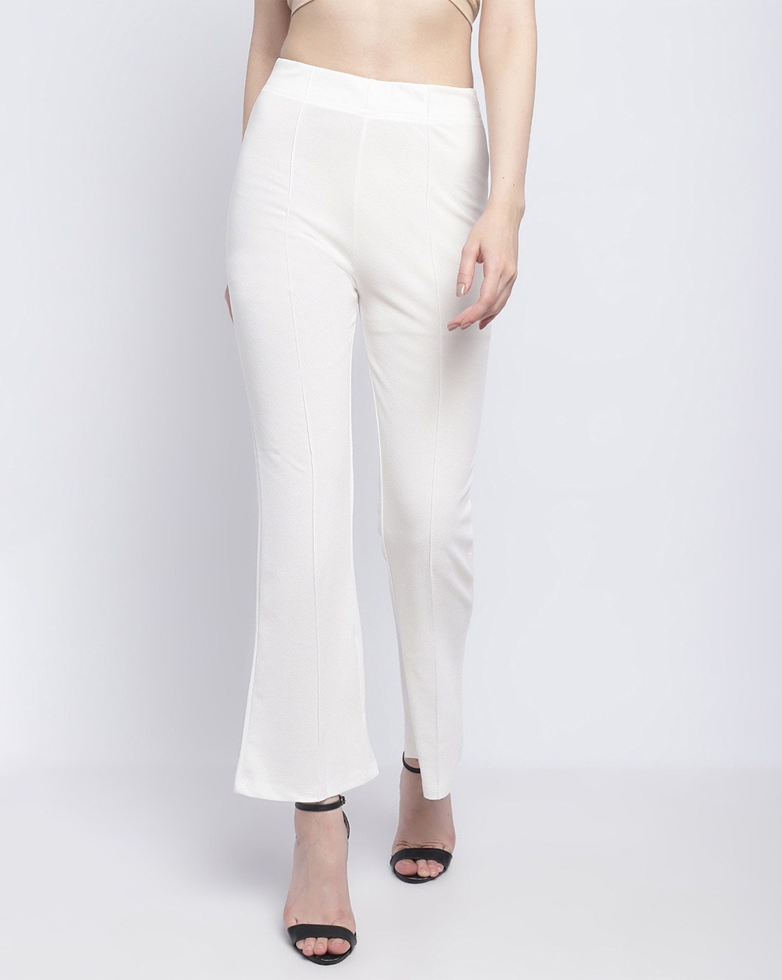 Buy Women White Floral Print Pants Online at Sassafras