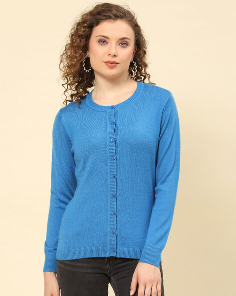 Ladies ribbed store cardigans