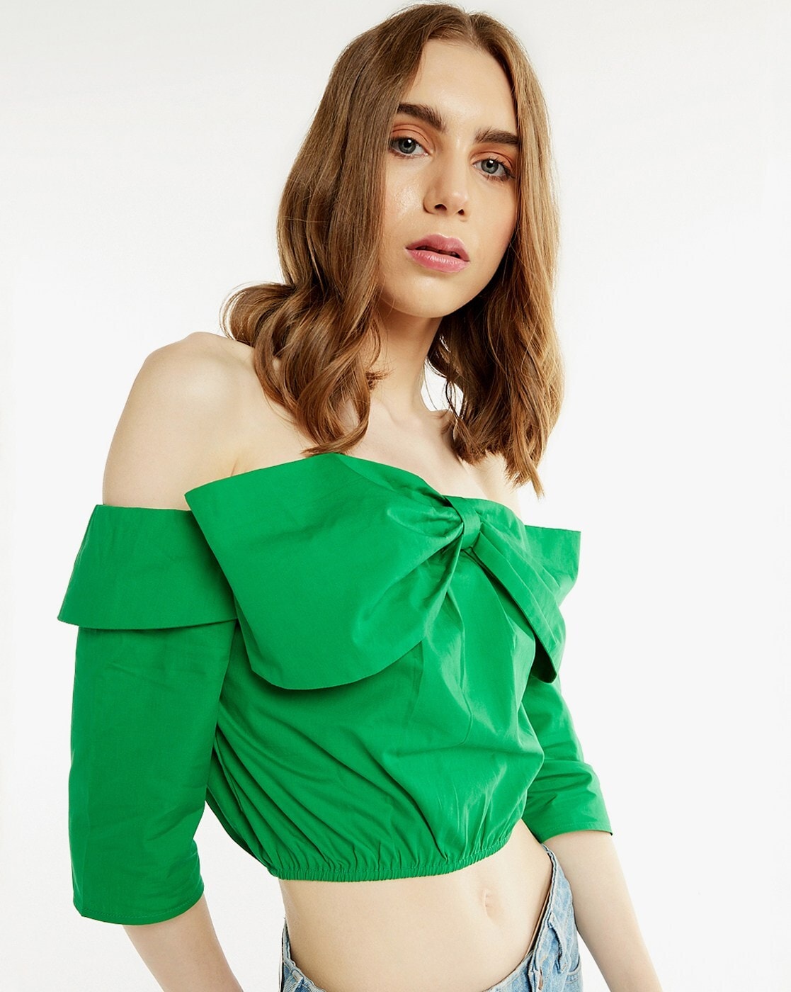 Buy Green Tops for Women by FOUNDRY Online Ajio
