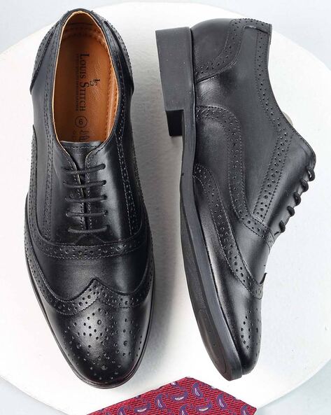 Buy Black Formal Shoes for Men by LOUIS STITCH Online