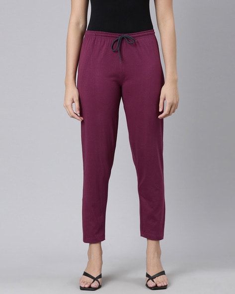 Buy Fuchsia Pants for Women by DeMoza Online | Ajio.com