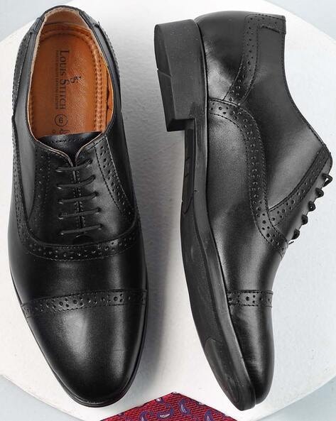 Buy Black Formal Shoes for Men by LOUIS STITCH Online