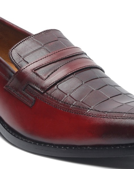 Buy Maroon Formal Shoes for Men by LOUIS STITCH Online