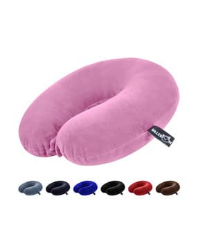 billebon Memory Foam Travel Neck Pillow with Button Closure-picture-36
