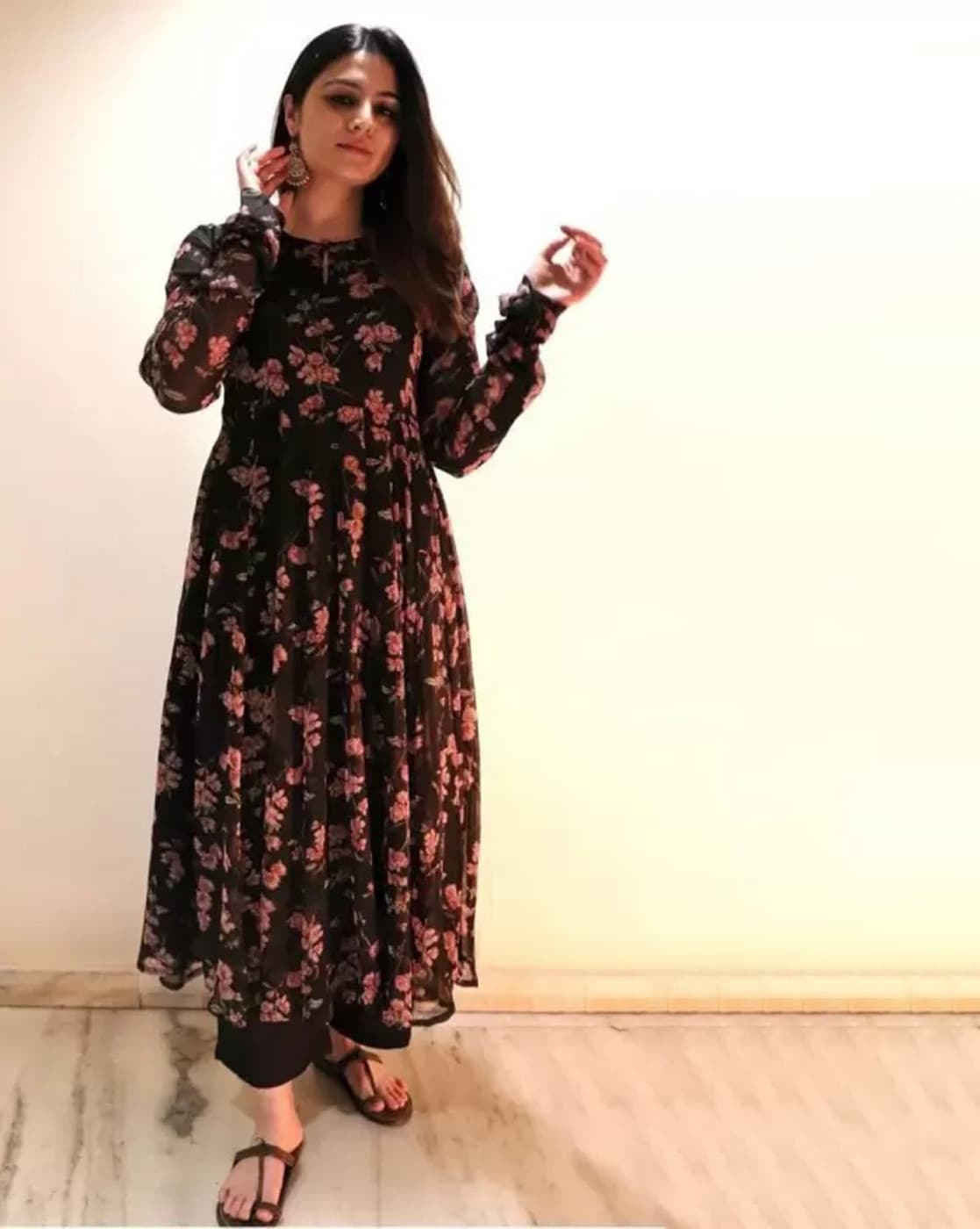 Floral Garden Long frock