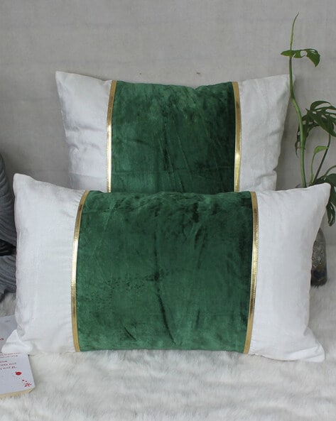 Buy Green Cushions Pillows for Home Kitchen by Dekor World Online Ajio