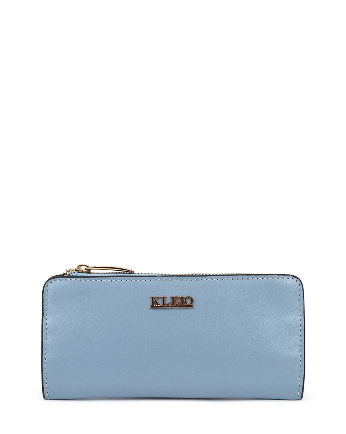 Zip Around Short Wallet - Light Blue