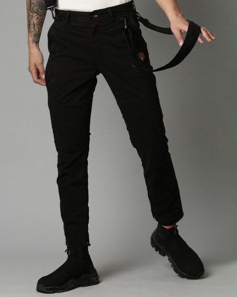 Buy Black Trousers & Pants for Men by BREAKBOUNCE Online