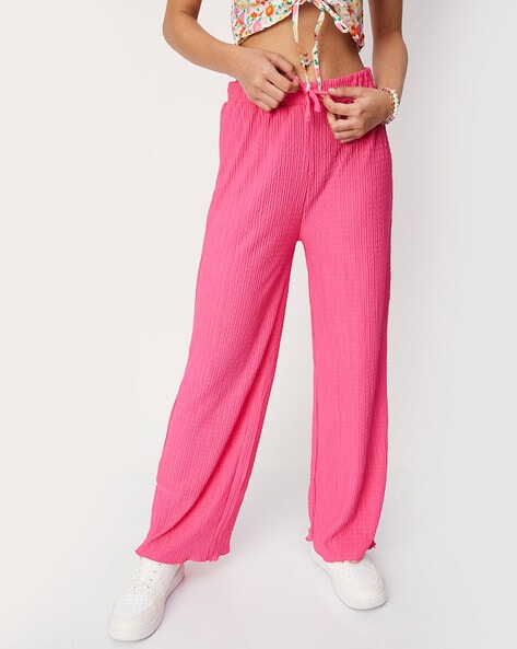Clacive Vintage Loose Pink Cargo Pants Women Autumn Fashion High Waist Wide  Trousers Streetwear Hip Hop Full Length Pants Pocket - Pants & Capris -  AliExpress