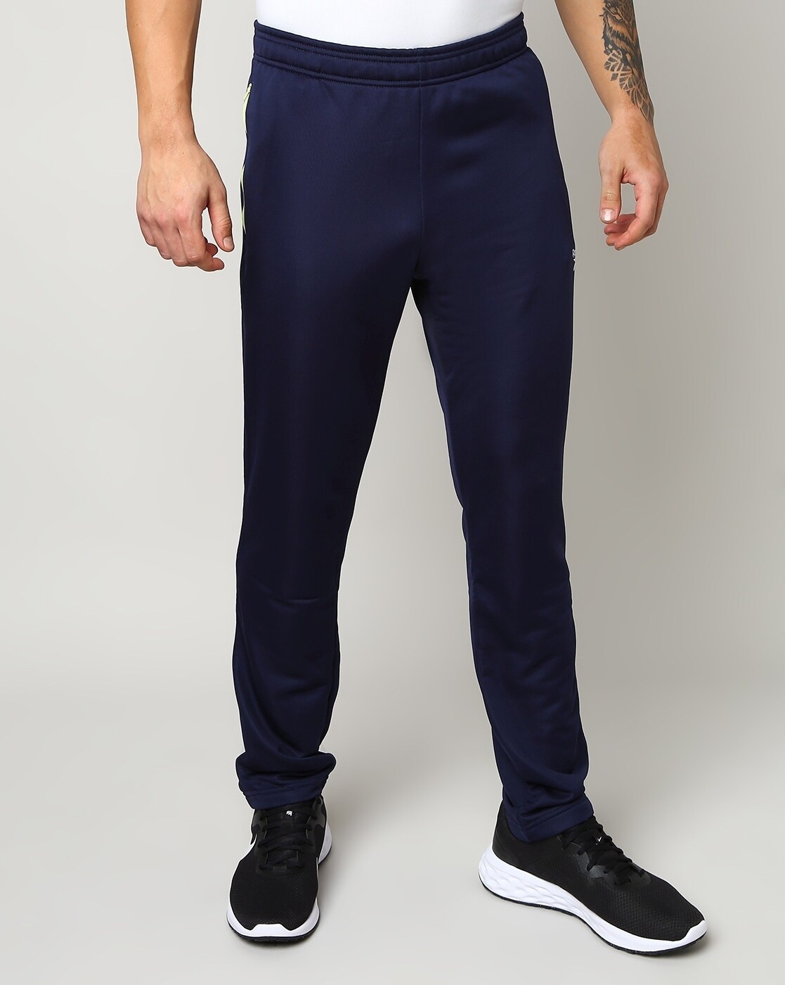 Buy Navy Blue Trousers & Pants for Men by Reebok Online