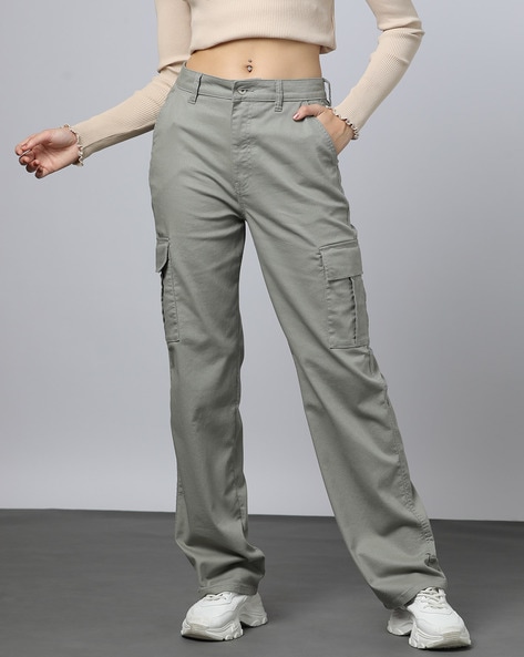 Buy Grey Slim Pants Online  W for Woman
