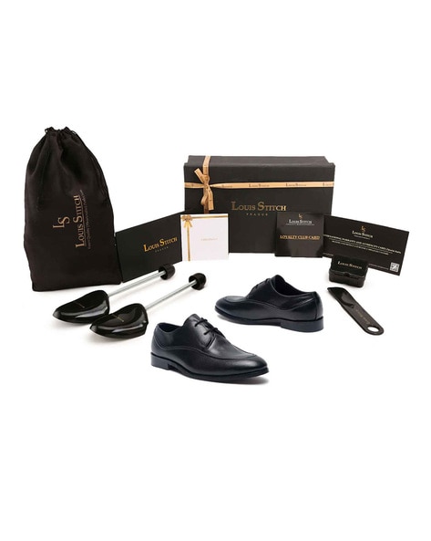 Buy Black Formal Shoes for Men by LOUIS STITCH Online