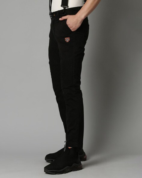 Buy Black Trousers & Pants for Men by BREAKBOUNCE Online