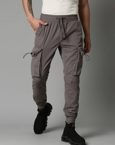 Slim Fit Jogger Pants with Drawstrings