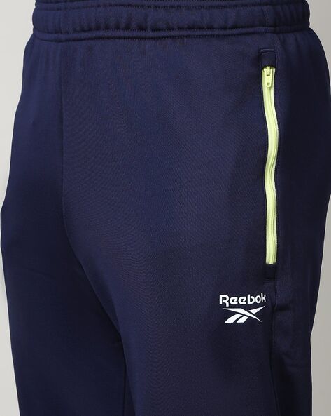 Buy Navy Blue Trousers & Pants for Men by Reebok Online
