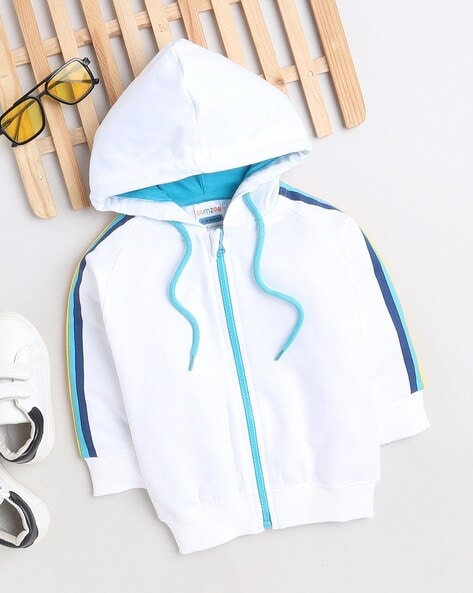 Girls white hotsell zip hoodie