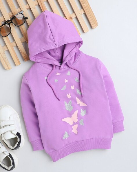 Girls store purple hoodie