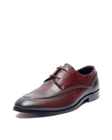 Men Genuine Leather Lace-Up Formal Shoes